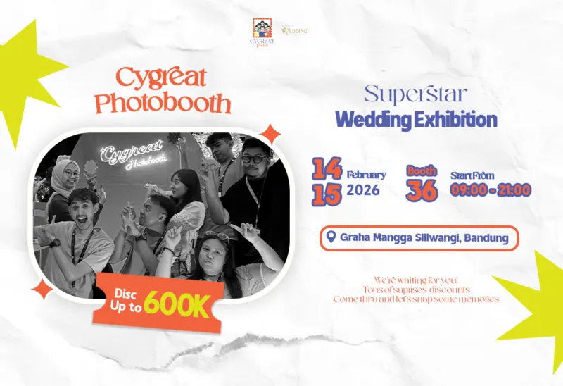 CyGreat Photobooth di SuperStar Wedding Exhibition 2026